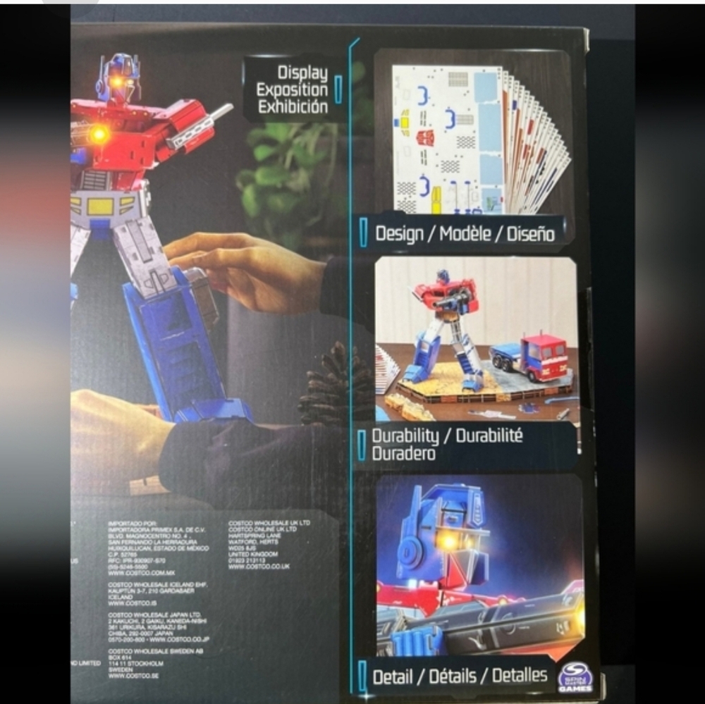 4D Build Transformers Optimus Prime & Truck 3D Model Kit Puzzle w/LED EXCLUSIVE - Picture 3 of 6